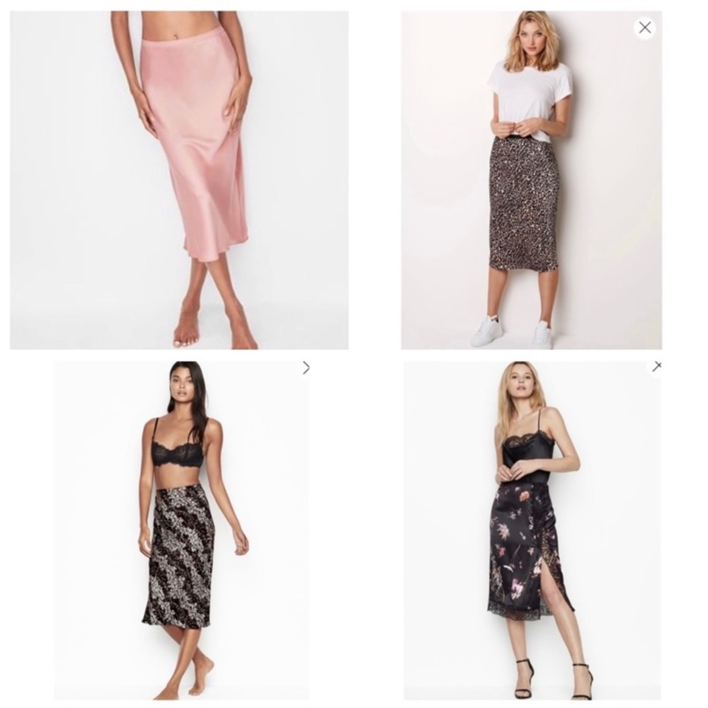 Victoria’s Secret Bundle of Four Silk Pencil Skirts